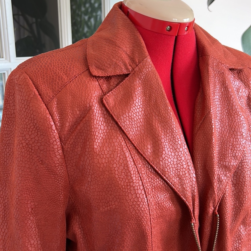 TanJay Women's Orange Jacket - Picture 2 of 7